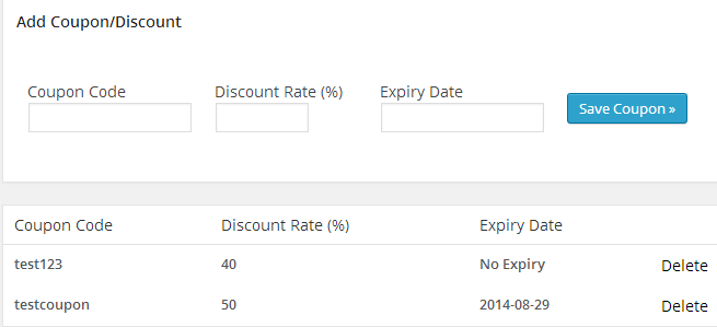 Expiry date of coupon codes